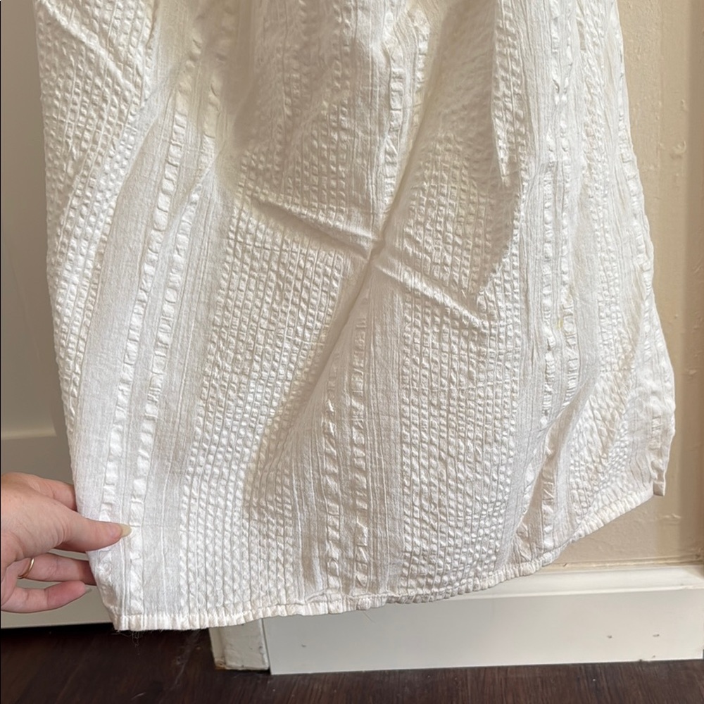 DOA UMA maxi White Wrap Dress - Picture 9 of 9